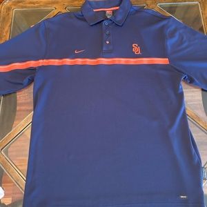 Syracuse University Nike Polo Dri-Fit — Medium